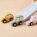 Just Bee Kids Wooden Ferry Toy Playset with Cars FSC