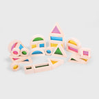 Rainbow Blocks -  Building blocks - Wooden Toy - Sensory